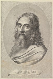 Byst av Sankt Josef i en oval