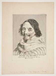 Henri de Mesmes av Claude Mellan