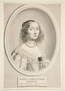 Henriette-Marie Montmort de Buade-Frontenac av Claude Mellan