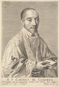 Fader Charles de Condren. av Claude Mellan