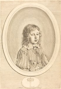 Ludvig XIV som pojke av Claude Mellan
