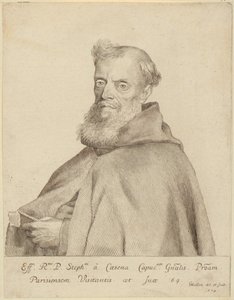 Porträtt av Étienne da Cesena av Claude Mellan
