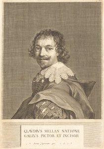 Självporträtt av Claude Mellan