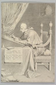 St. Gregorius, 1681. av Claude Mellan