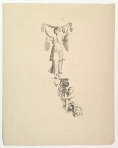 Staty av en ängel. av Claude Mellan