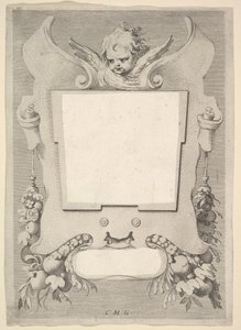 Titelsida: Bentivoglio, Från kriget i Flandern, 1632. av Claude Mellan