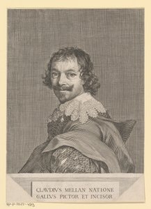 Självporträtt av Claude Mellan