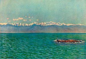 Antibes, 1888, 1937. av Claude Monet