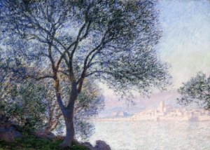 Antibes sett från Salis, 1888 av Claude Monet