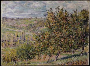 Äppelblom, 1878 av Claude Monet