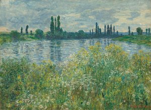 Seines stränder, Vétheuil av Claude Monet