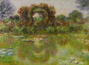 Näckrosdamm, Rosiers, 1913 av Claude Monet