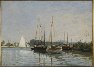 Fritidsbåtar, Argenteuil av Claude Monet