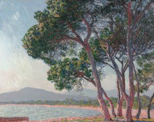 Strand i Juan-les-Pins av Claude Monet