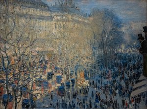 Boulevard des Capucines i Paris av Claude Monet