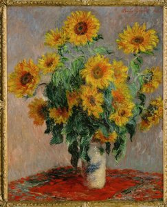 Bouquet de Soleils (målning på duk) av Claude Monet