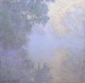 Filial av Seine nära Giverny av Claude Monet