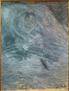 Camille på sin dödsbädd (konstnärens första fru 1847-1879) av Claude Monet