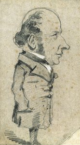 Karikatyr av Eugène Marcel av Claude Monet