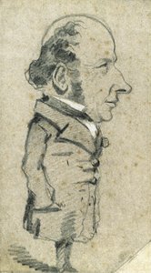 Karikatyr av Eugène Marcel av Claude Monet