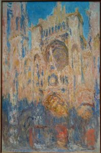 Rouens katedral. Soleffekt, slut på dagen av Claude Monet