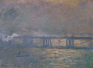 Charing Cross Bridge av Claude Monet