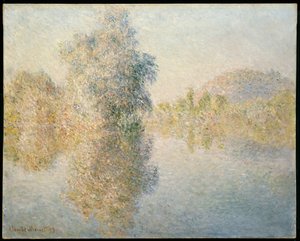 Tidig morgon på Seine vid Giverny, 1893 av Claude Monet