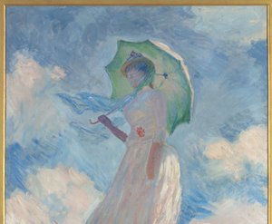 Figurtest utomhus av Claude Monet