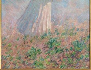 Figurtest utomhus av Claude Monet