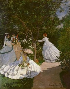 Kvinnor i trädgården av Claude Monet