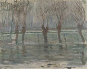 Flood Waters, 1896 av Claude Monet