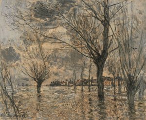 Seinefloden vid Vétheuil av Claude Monet