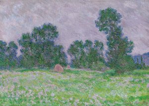 Blomsteräng vid Giverny av Claude Monet