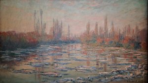 Is, även sagt som, Debacle on the Seine 1880 (Oil on Canvas) av Claude Monet