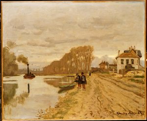 Infanterister från Flanantgardet på vattnet av Claude Monet