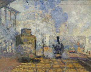 Gare Saint-Lazare av Claude Monet