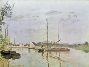 Båten, Argenteuil av Claude Monet