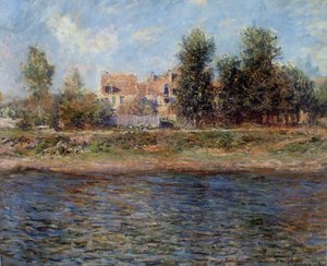 Berget La Seine, 1880. av Claude Monet