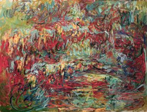Le Pont japonais (Den japanska bron) av Claude Monet