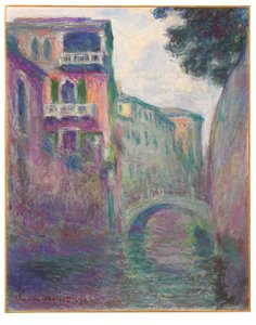 Le Rio de la Salute av Claude Monet