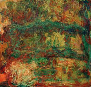 Den japanska bron (Nymphéas, den japanska bron) av Claude Monet