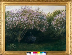 Lila, grått väder av Claude Monet