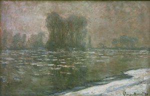Matin brumeux, débâcle (Is i en dimmig morgon) av Claude Monet
