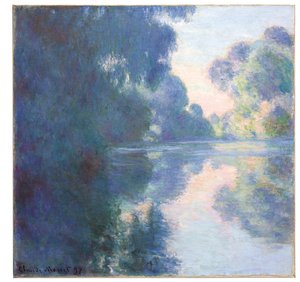 Morgon på Seine, 1897 av Claude Monet