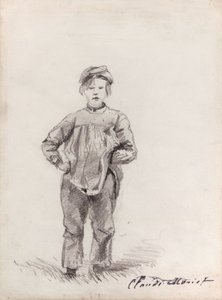 Monet - Pojke på landet, 1857, 2013.985 av Claude Monet