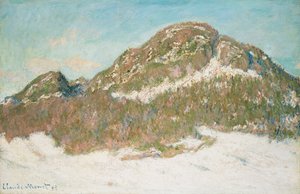 Mount Kolsaas, Solljuseffekt, 1895 av Claude Monet