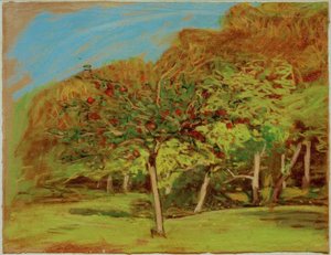 Fruktträd av Claude Monet
