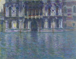 Contarini-palatset av Claude Monet