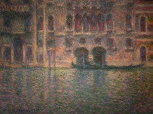 Palazzo da Mula, Venedig av Claude Monet