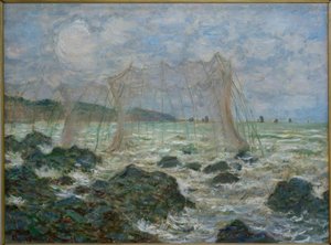 Pourville fiskepark av Claude Monet